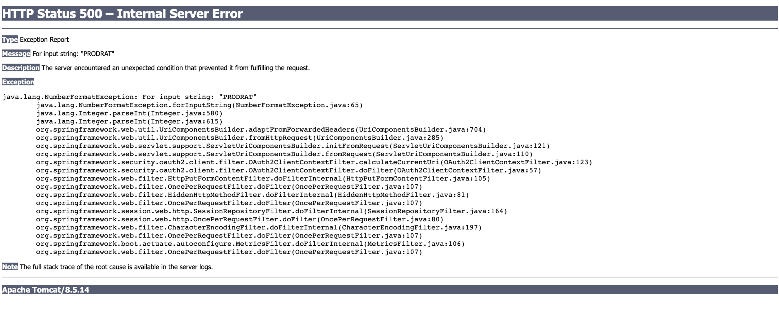 如何在 Spring Boot 應用程式的錯誤頁面上屏蔽 Apache 版本？