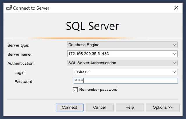 為什么我的 node js 腳本無法連接到我在 docker 中運行的 mssql 資料庫，但 Microsoft SQL Server Management 可以