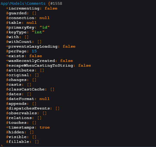 Laravel 控制器回傳模型實體而不是資料內容