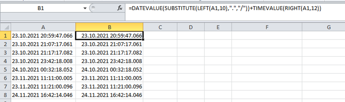 Excel 按日期和時間對值進行排序