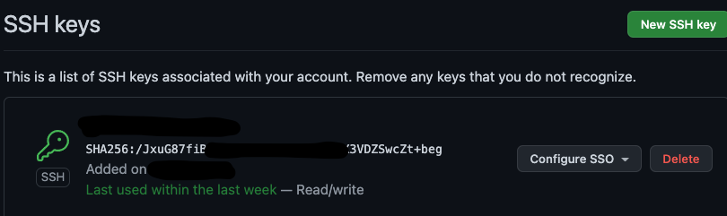 如何驗證github SSH密鑰