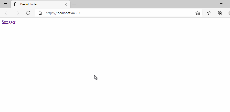 為 ASP.Net Core Web API 專案創建要在啟動時轉到的索引頁