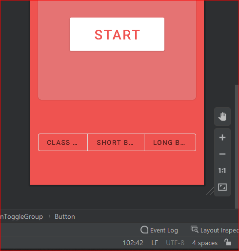 無法在 Material Button Toggle Group 內包裝按鈕標簽