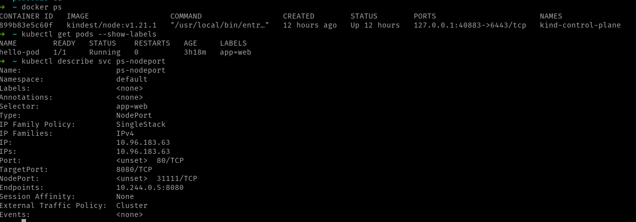 Kubernetes 本地使用種類，無法訪問服務