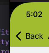 如何在 Objective C iOS 中顯示 leftBarButtonItem 與 backBarButtonItem 相同