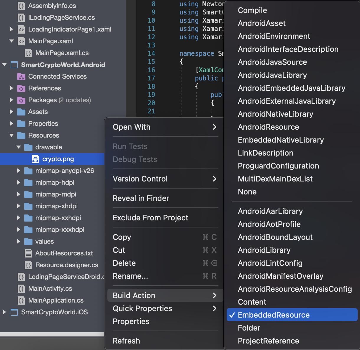 為什么影像無法在 android 上加載 - xamarin