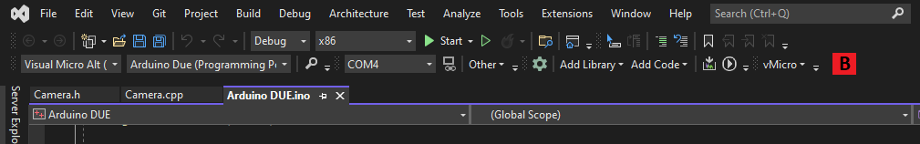 使用 Visual Studio 擴展動態添加工具按鈕