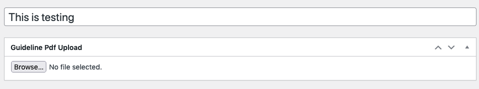 如何在WordPress的自定義帖子型別中附加pdf檔案?