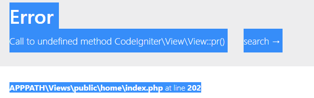 Codeigniter 4 如何在視圖中呼叫控制器方法？