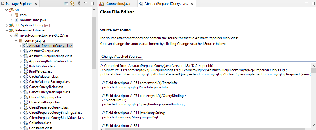 如何在eclipse IDE中添加JDBC API