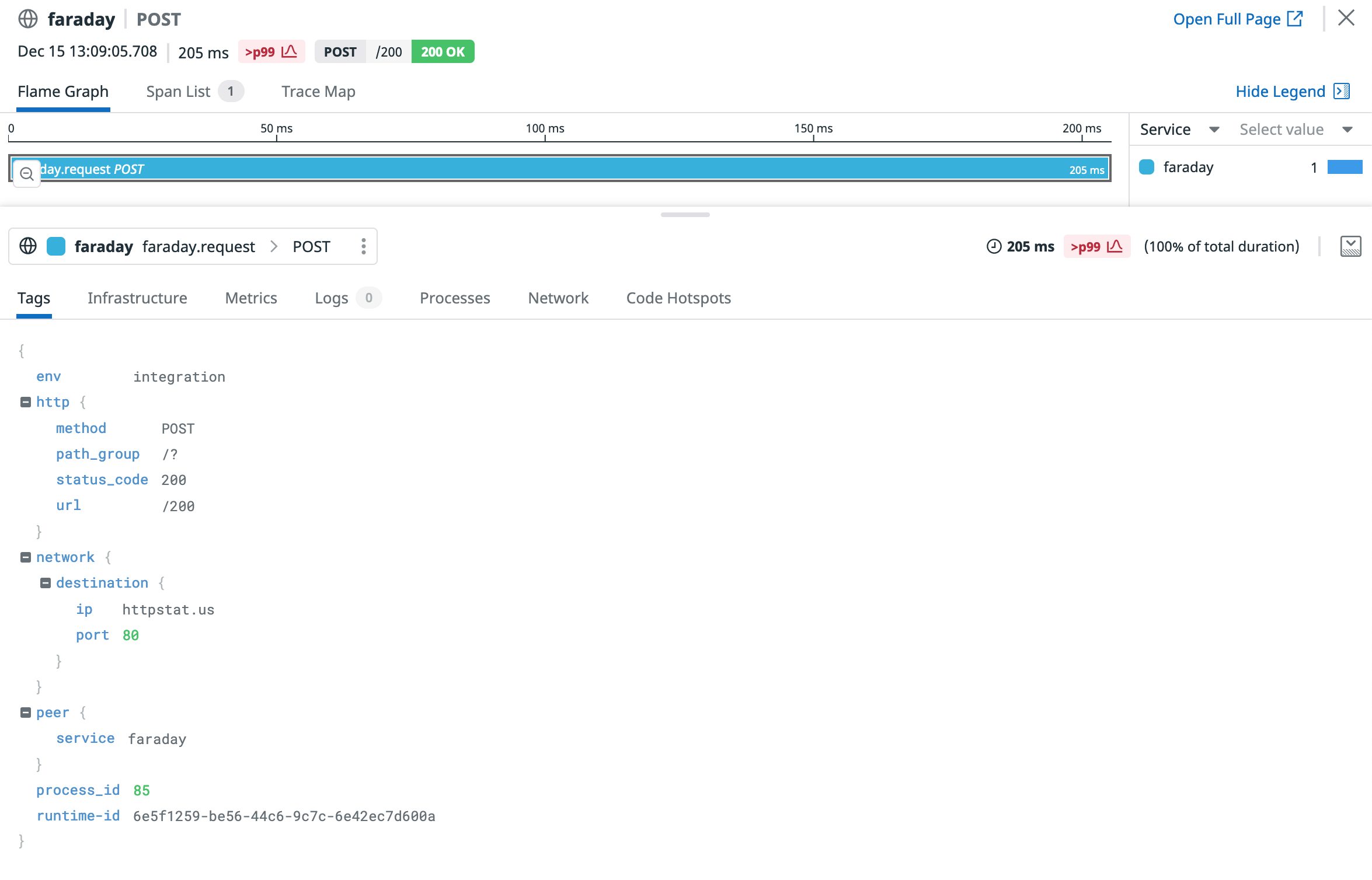如何將法拉第請求正文添加到 Rails 應用程式中的 Datadog 跟蹤中