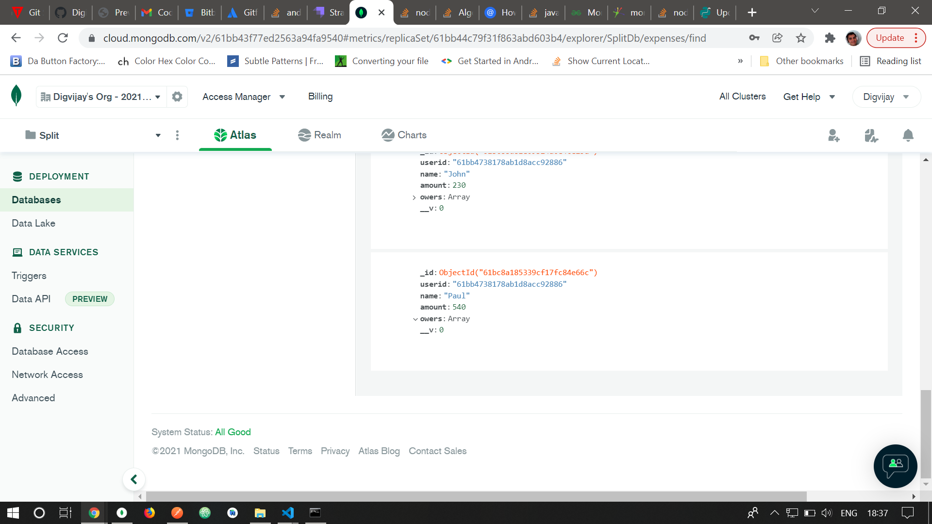 如何在mongodb的嵌套陣列中添加資料
