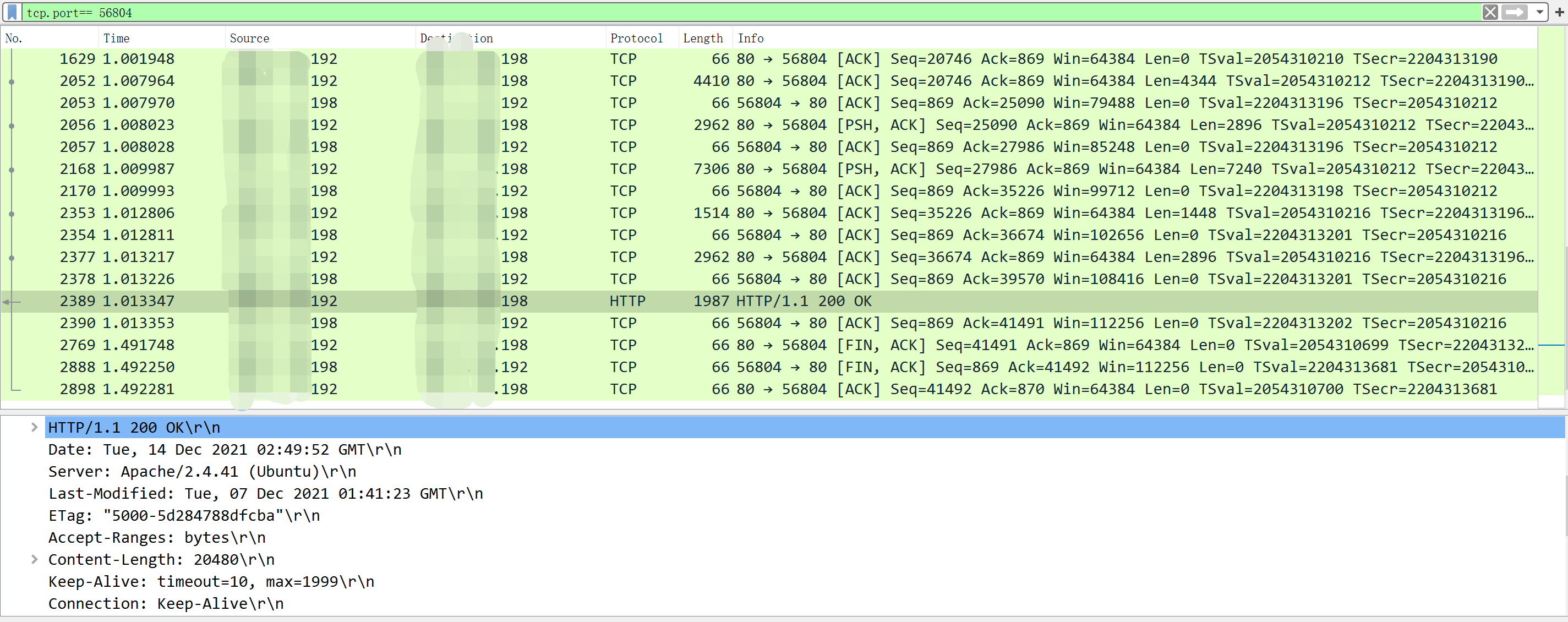 客戶端設定keep-alive時Apache主動關閉tcp連接
