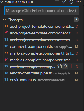 如何從 git-lens VSCode 中洗掉已洗掉的檔案