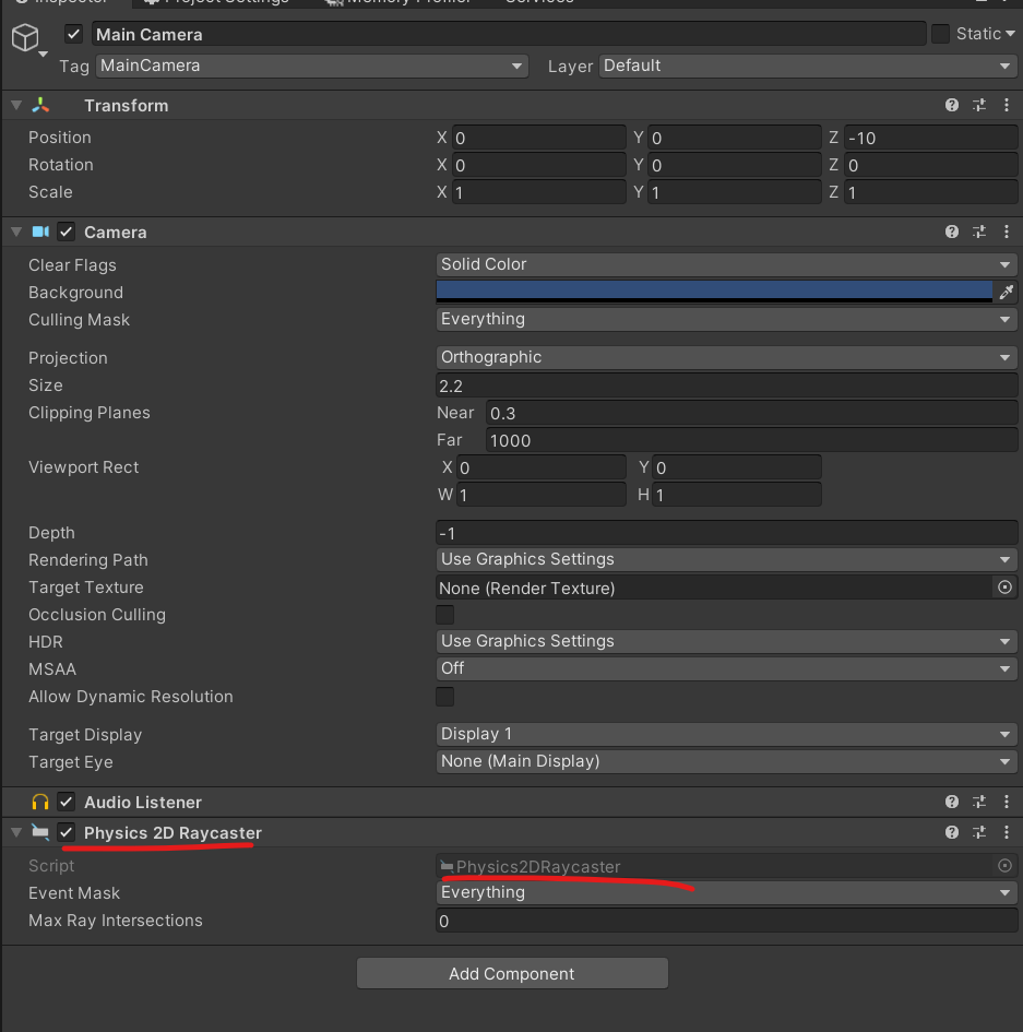 IPointerClickHandler 不適用于統一游戲物件