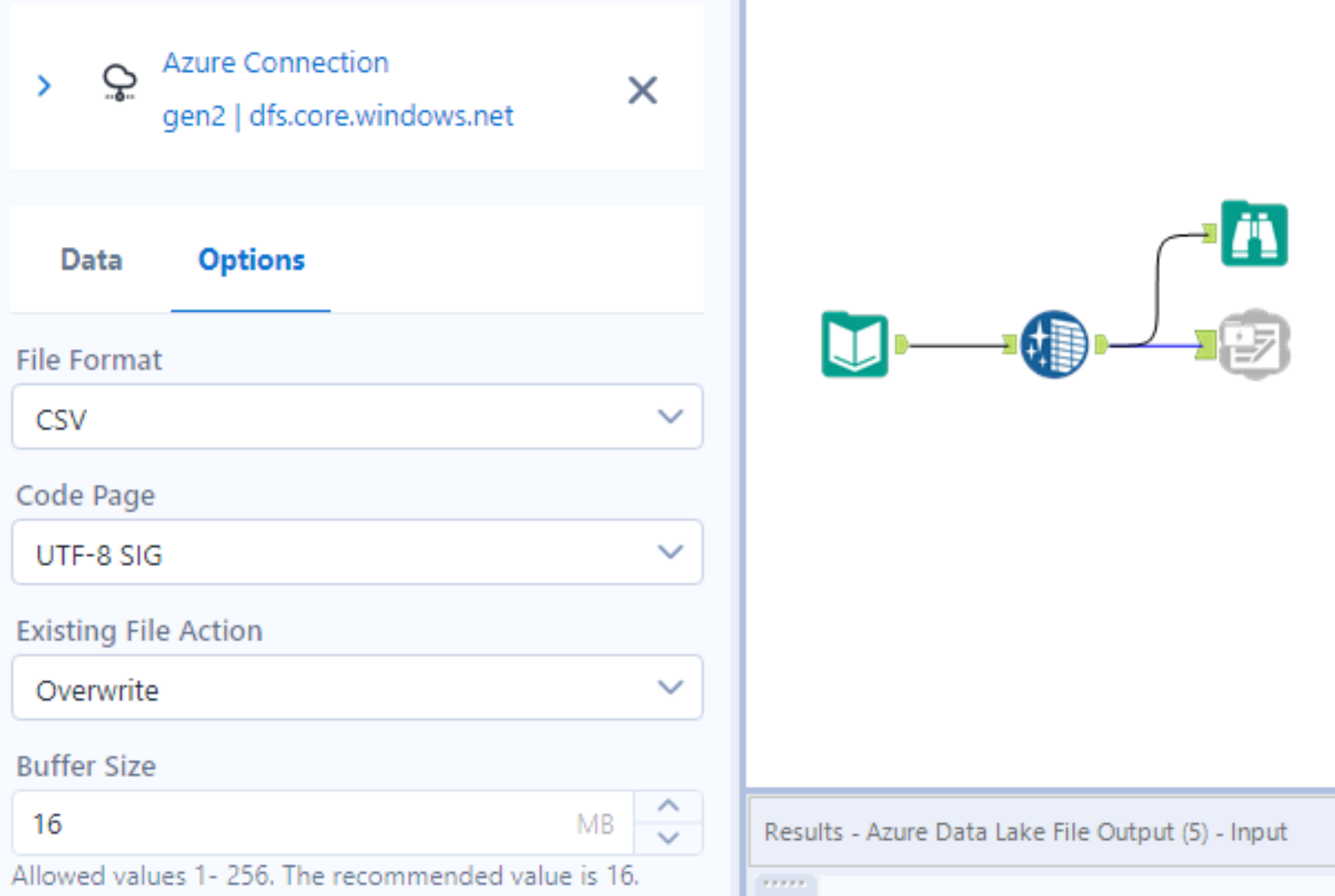 在字串周圍用雙引號撰寫 csv (Alteryx)