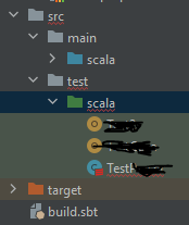 Scalatest 問題:值 FunSuite 不是 org.scalatest 的成員