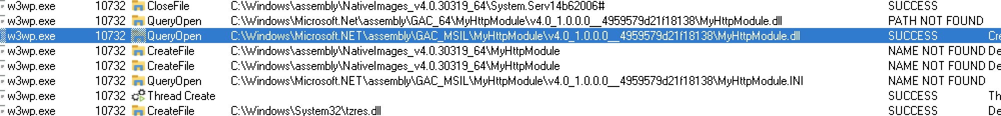 如果我將其安裝到 GAC 快取中,則找不到 IHttpModule