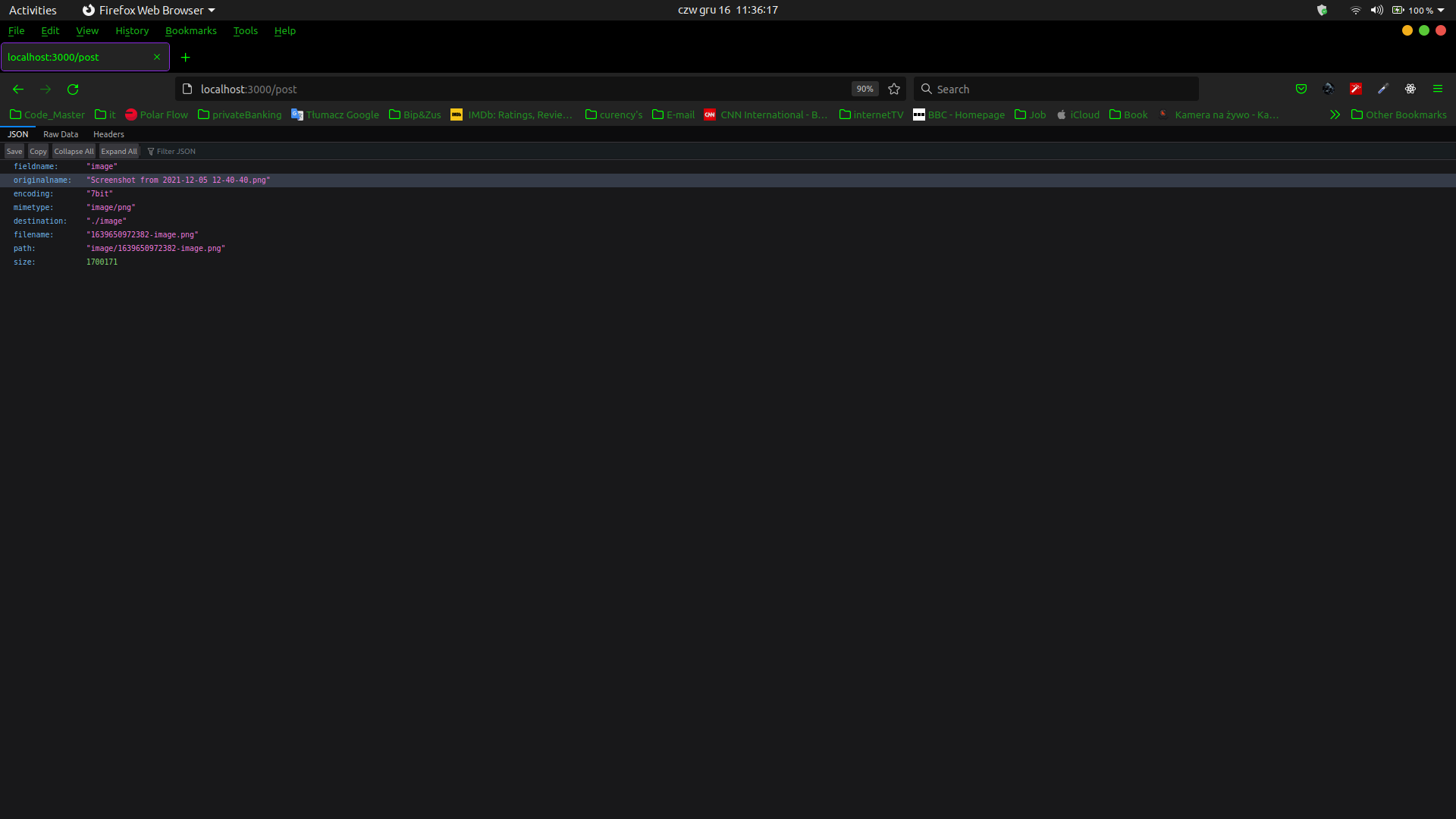 Multer nodejs - req.file 未定義