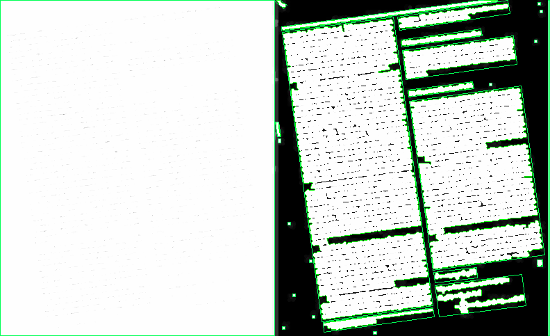 使用opencv掃描文本角度修復python