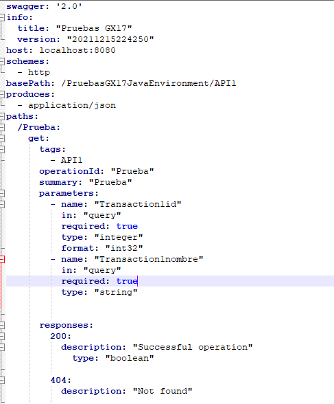 Genexus 中的 Api 物件回傳不允許的方法