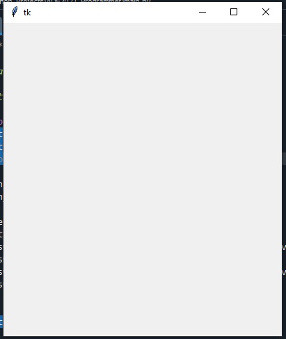 tkinter 視窗打開但沒有顯示小部件