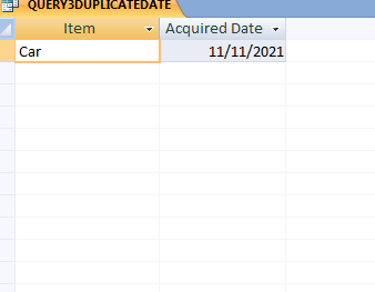 如何從一張表中選擇 MS Access SQL 代碼中的*唯一*重復項?