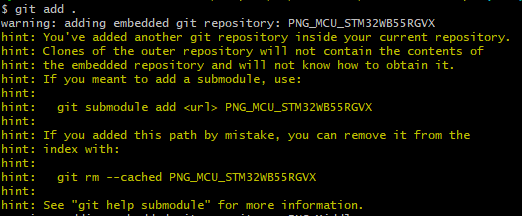 如何暫存(git add)除嵌入式存盤庫之外的所有更改和新檔案?