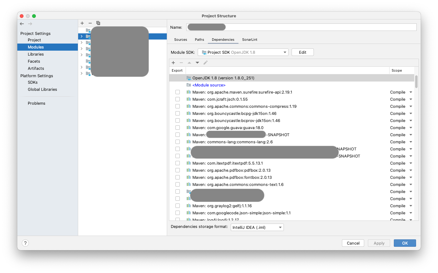 在使用 Java 17 專案后嘗試運行 Java 8 專案時出錯