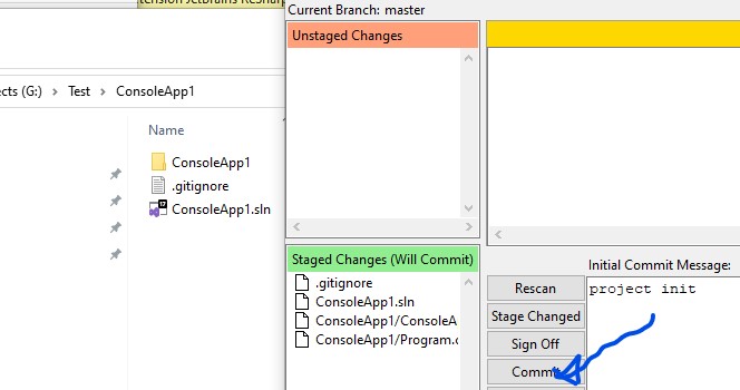 將 Visual Studio 專案放在 git 存盤庫中，并在網路驅動器上添加遠程（裸？）源