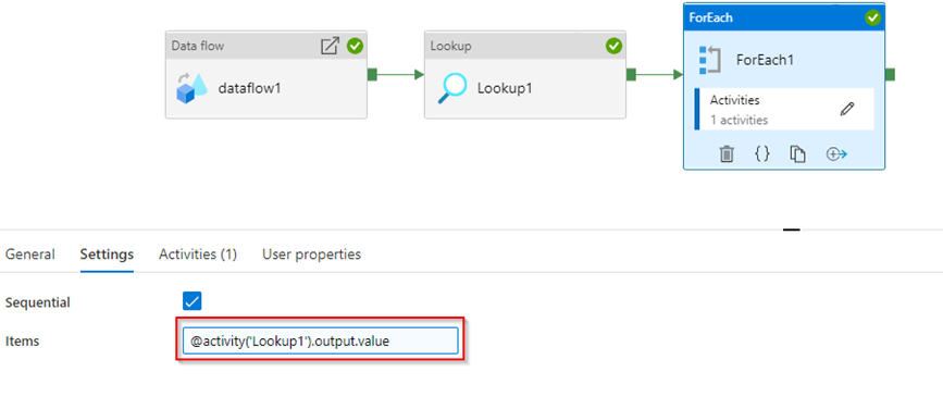 如何從資料流中獲取特定資料以用于 Azure 資料工廠中的其他活動