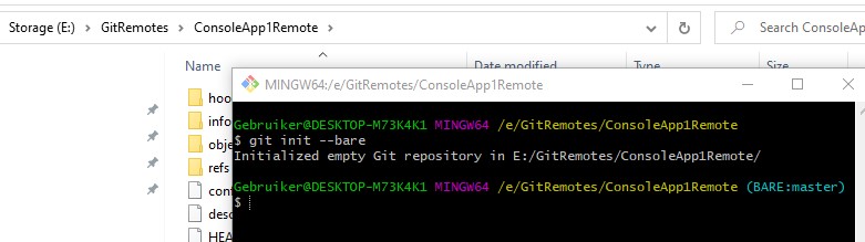 將 Visual Studio 專案放在 git 存盤庫中，并在網路驅動器上添加遠程（裸？）源