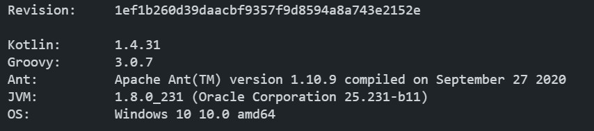 Android Gradle 插件需要 Java 11 才能運行。您當前使用的是 Java 1.8