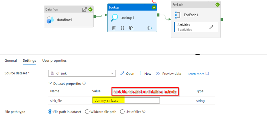 如何從資料流中獲取特定資料以用于 Azure 資料工廠中的其他活動