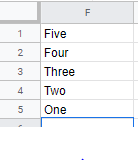 Google Sheet:如何反轉和轉置一行?