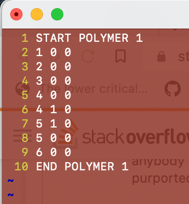在 EOF 的 Sublime 和 Vim 中發現了奇怪的行為