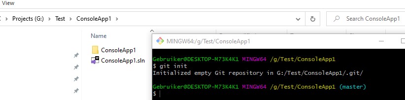 將 Visual Studio 專案放在 git 存盤庫中，并在網路驅動器上添加遠程（裸？）源
