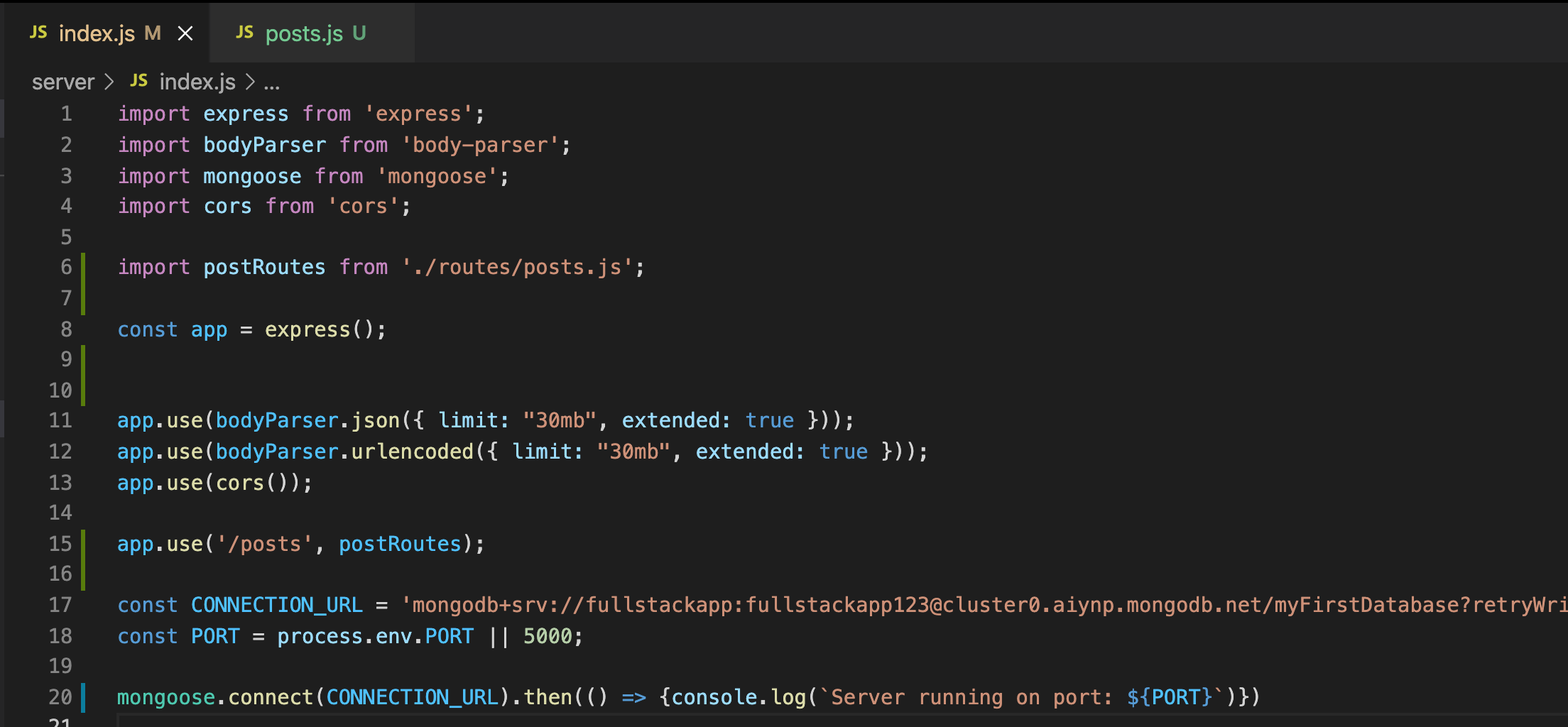 為什么 localhost:5000 在 Express.js 中被拒絕？
