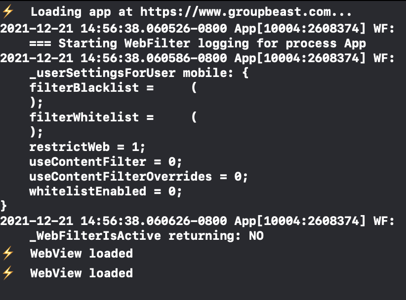 離子/電容器 React App API 請求在 iOS 上回傳 HTML