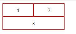 如何將css網格劃分為第一列50%，第二列50%和第三列100%？