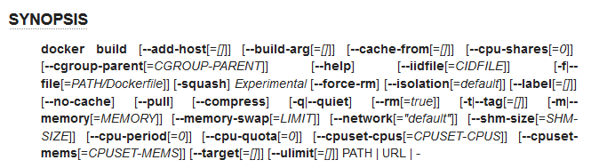 -t|--tag[=[]] 在 Docker 中是什么意思？