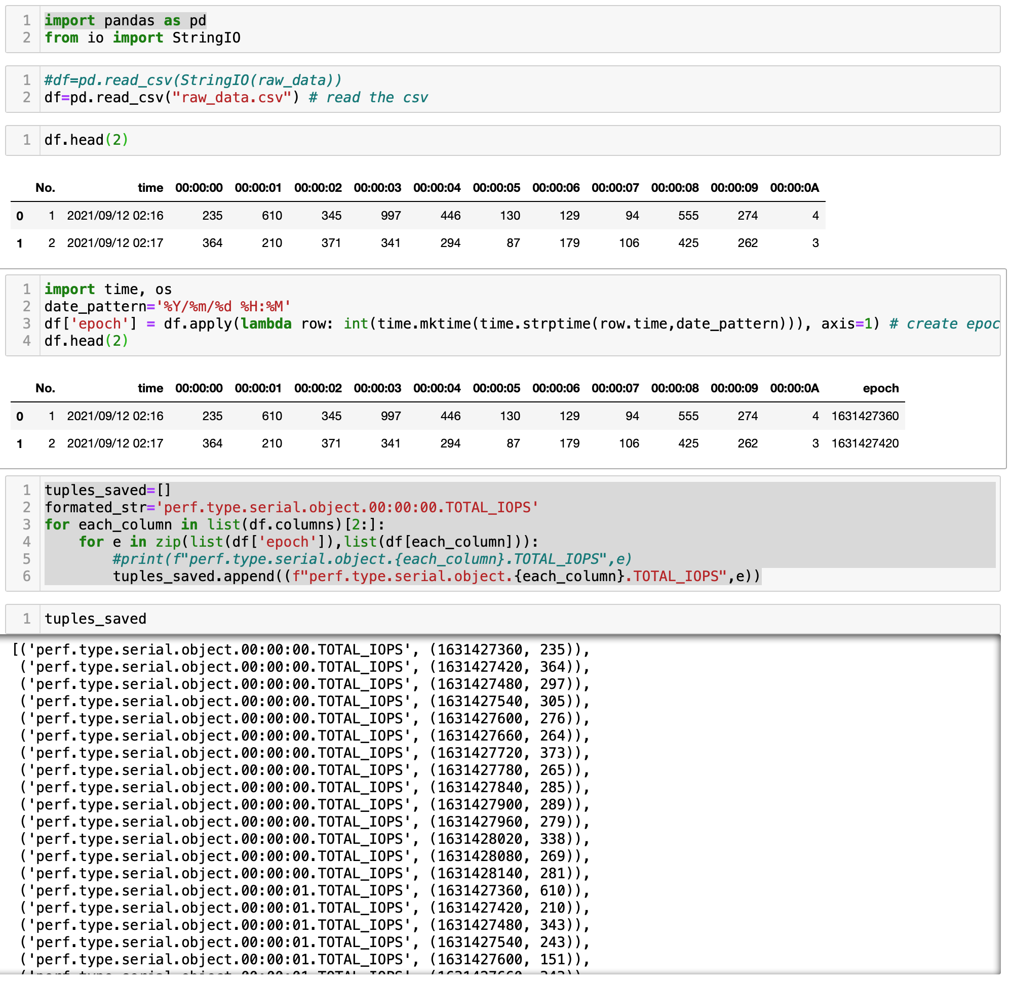 Python使用哈希鍵按列（標題）動態讀取csv