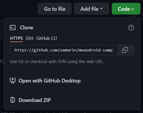 從 Github 頁面下載專案