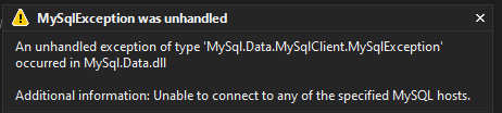 如何將 C# Winform Project 連接到 LAN 中的 XAMPP MySQL 服務器?