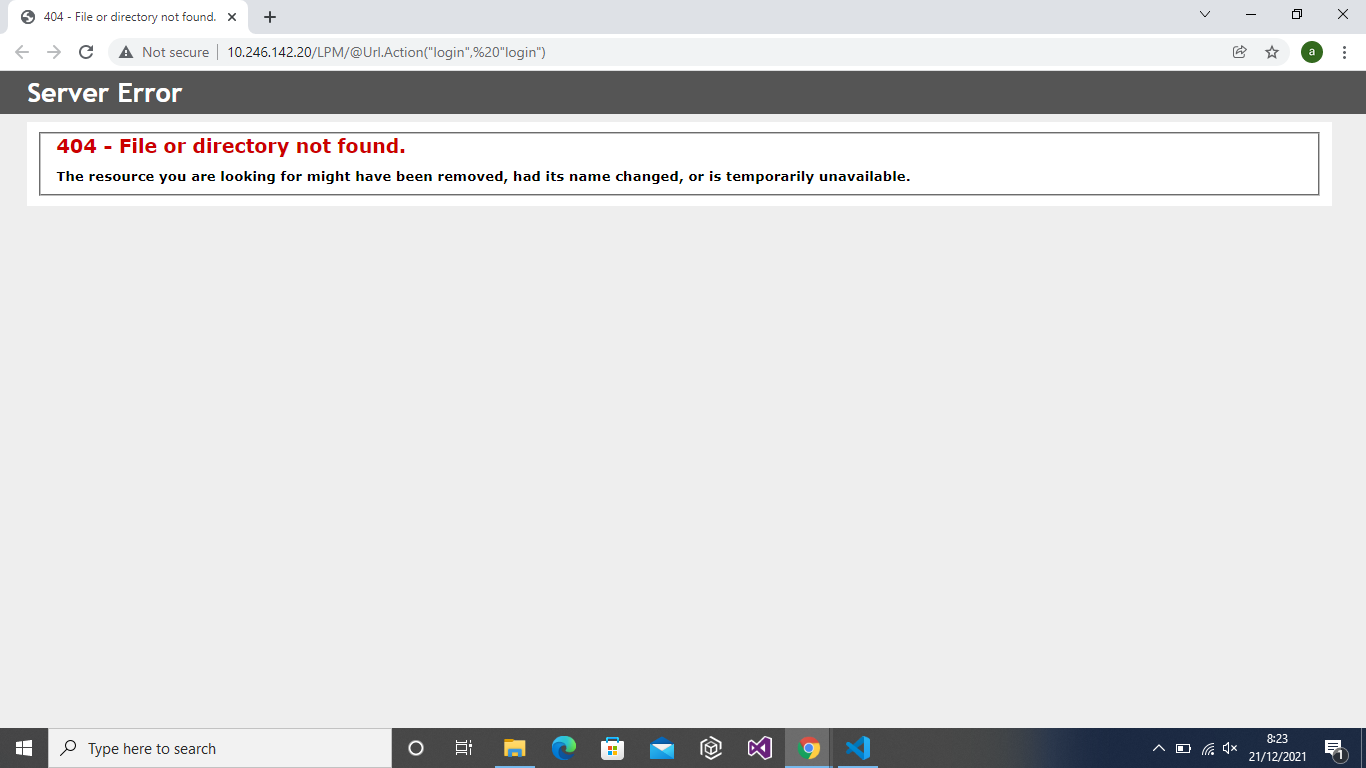 Jquery AJax URL 回傳 404-在 iis 中找不到