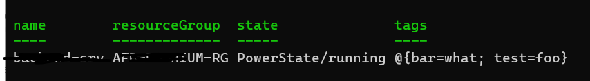 Powershell - 如何讀取 Azure VM 狀態和某個標簽值?