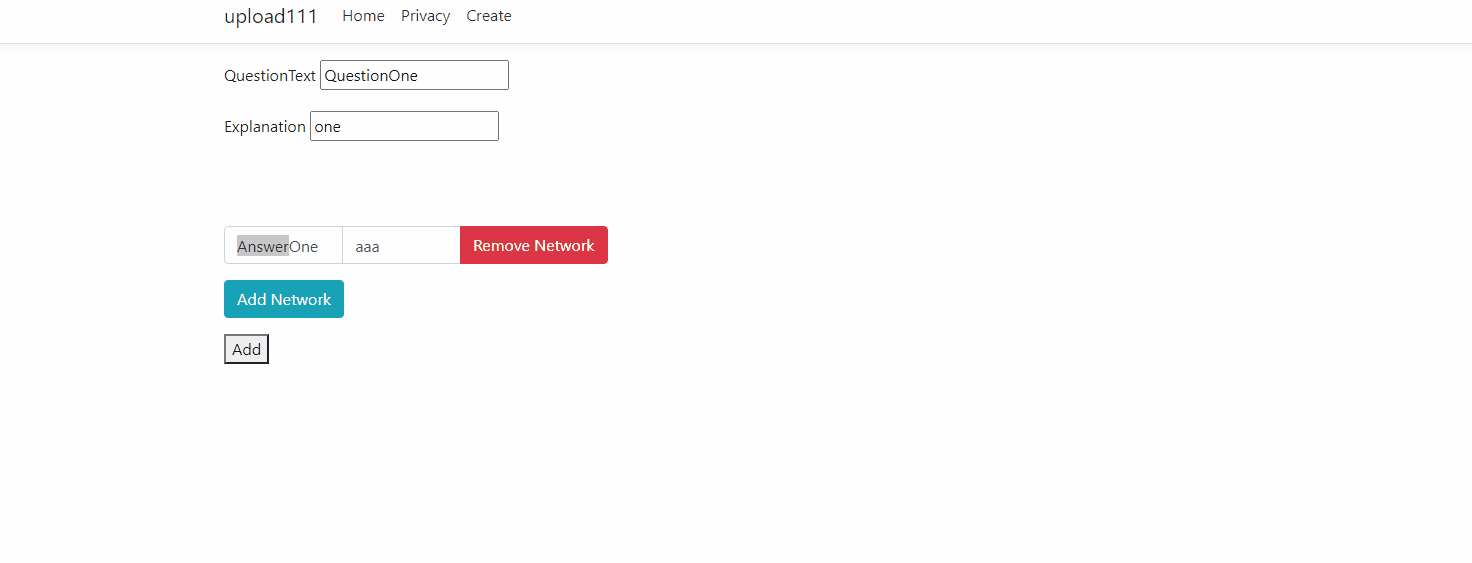 如何在 ASP.NET Core MVC 的同一視圖中添加/創建多個一對多關系