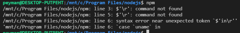 為什么在沒有安裝nodejs的情況下,ubuntu子系統中有一個nodejs目錄?