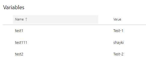 是否可以向 Azure DevOps 中的現有變陣列添加多個變數?