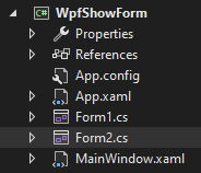 在 WPF 應用程式的視窗面板中顯示表單